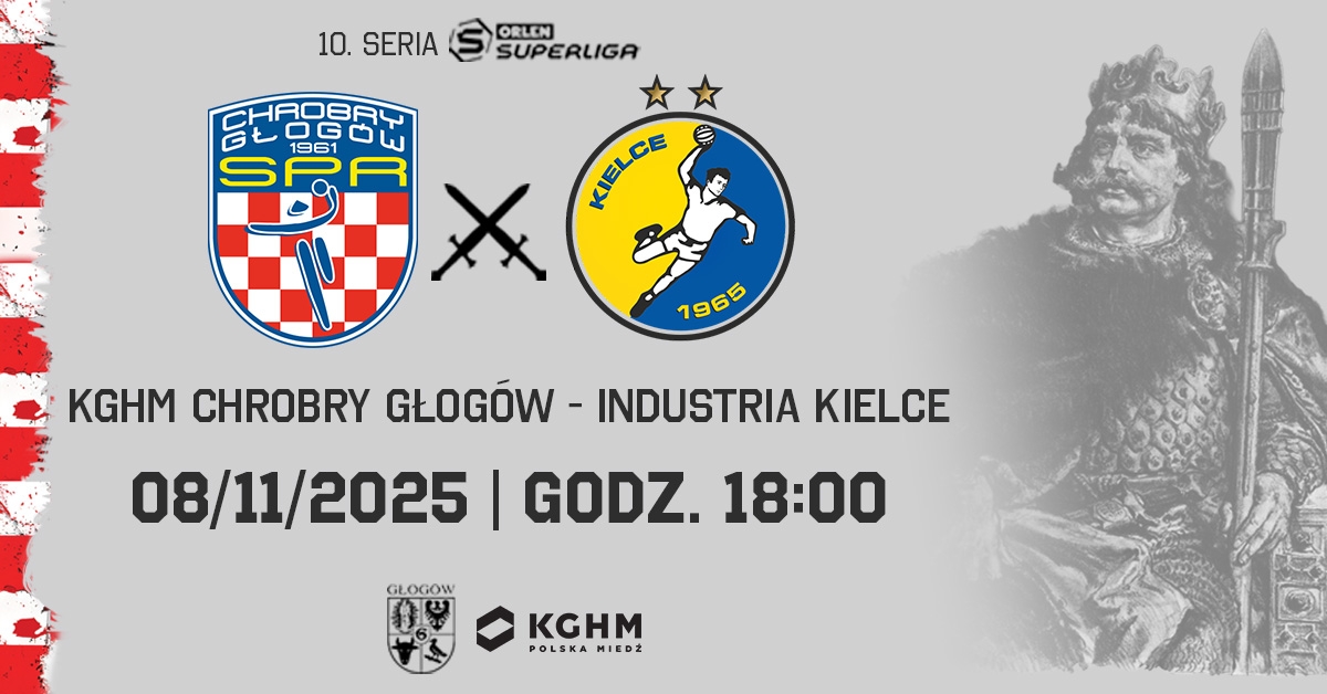 KGHM Chrobry Głogów vs Industria Kielce